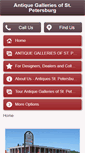 Mobile Screenshot of antiquegalleriesofstpetersburg.com
